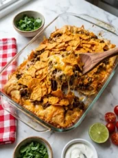 Baked Taco Casserole with Doritos