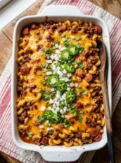 Chili Dog Mac & Cheese (From A Box)