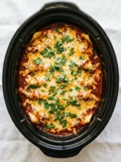 Crockpot Chicken Enchiladas