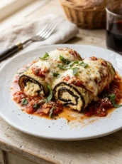 Air Fried Eggplant Rollatini