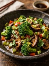 Broccoli Mushroom Stir Fry Quick and Healthy Recipe