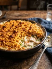 Crispy Ritz Cracker Chicken Casserole