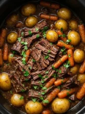 Crockpot Chuck Roast with Vegetables
