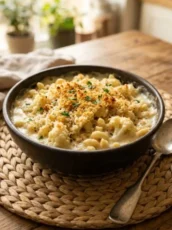 Easy Low-Carb Cauliflower Mac & Cheese That Melts in Your Mouth