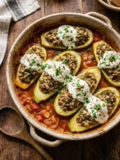 Foolproof Kousa Mahshi (Zucchini Stuffed with Beef)