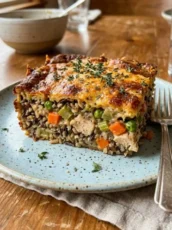 Harvest Chicken and Wild Rice Casserole