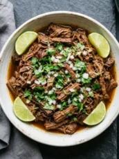 Mexican Shredded Beef {Easy, Crock Pot or Instant Pot Recipe}