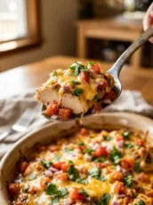 Roast with Fresh Salsa Chicken Bake