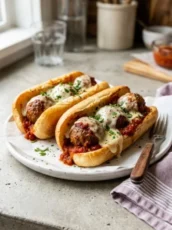 Venison Meatball Subs