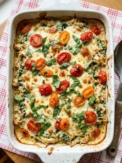 Caprese Chicken and Quinoa Casserole