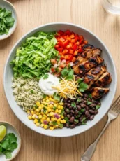 Chipotle Copycat Chicken Burrito Bowl