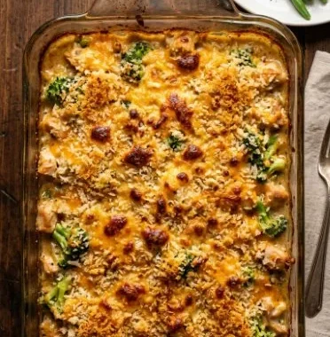 Easy Chicken Divan with Curry 1 Easy Chicken Divan casserole with curry and broccoli