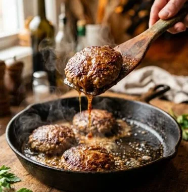 Greek Turkey Patties with refreshing tzatziki sauce