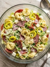 Italian Grinder Tortellini Salad