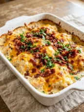 Keto Bacon Ranch Chicken Bake
