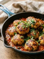 Mediterranean Chicken Meatballs