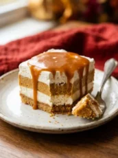 No Bake Pumpkin Lasagna