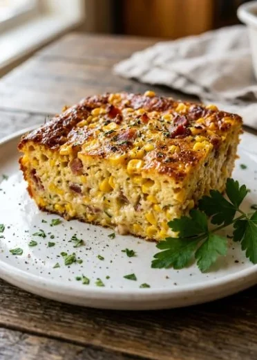 Delicious corn pudding recipe inspired by Ruth's Chris Steakhouse