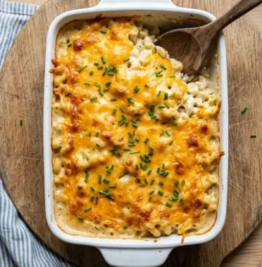 Smoked Gouda Potatoes Au Gratin | She's Not Cookin' 1 Delicious Smoked Gouda Potatoes Au Gratin baked dish