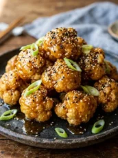 Sticky Sesame Cauliflower