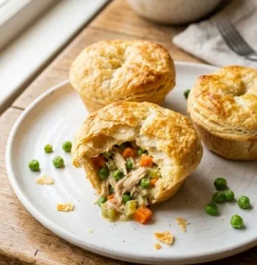 Delicious Chicken Pot Pie with Grands Biscuits served in a baking dish