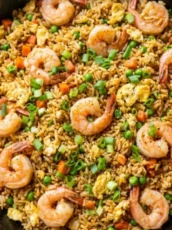 Homemade Chinese Shrimp Fried Rice