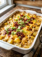 Loaded Chicken Potato Casserole Recipe