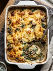 Potatoes and Mushrooms One-Dish Meal