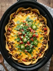 Slow Cooker Taco Casserole