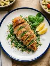 Stuffed Chicken Breasts with Pesto and Cheese