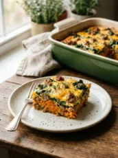 Sweet Potato & Sausage Breakfast Bake