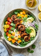 Tropical Grilled Shrimp & Mango Avocado Salad