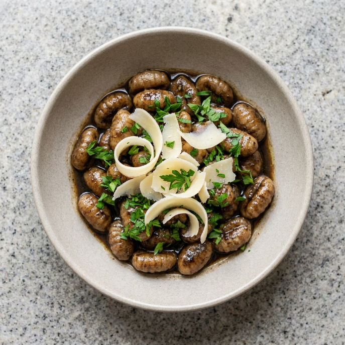 Black Garlic Gnocchi: The Cozy Umami Pasta You'll Make on Repeat 4 Black Garlic Gnocchi WPRM