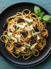 Black Garlic Linguine