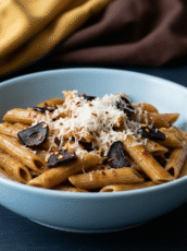 Black Garlic Penne: A Modern Umami Twist