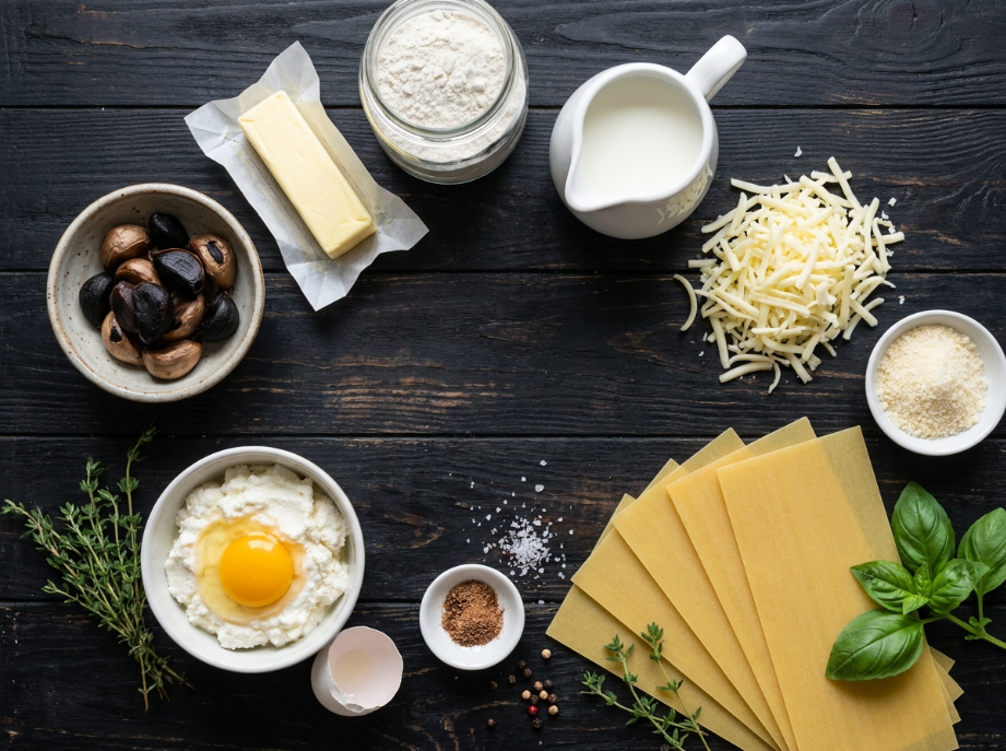 Black Garlic Lasagna: A Modern Umami Twist 1 Ultimate Black Garlic Lasagna A Modern Umami Twist ingredient