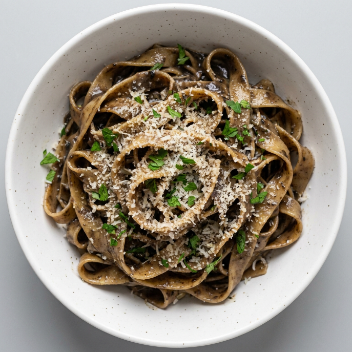 Black Garlic Fettuccine: A Modern Umami Twist 4 black garlic fettuccine wprm